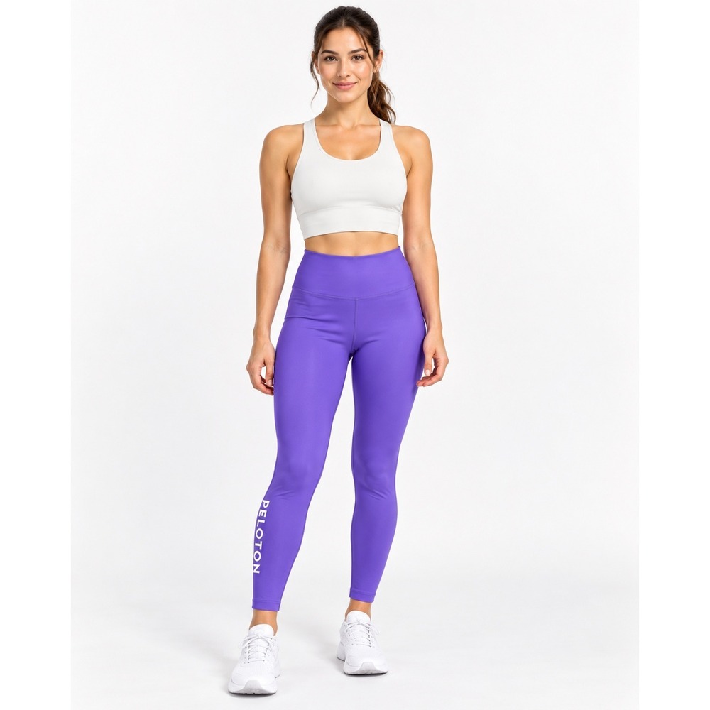 Peloton Leggings Womens XL Purple High Rise Cropped